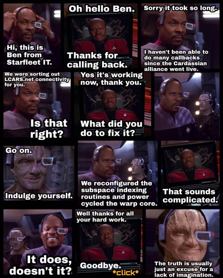 The meme is a screenshot from the TV show Star Trek: The Next Generation, featuring the character Data, a android who is trying to understand human humor. In the image, Data is watching a video of a comedian performing stand-up, and he's trying to understand why the comedian is laughing at a joke. The text overlayed on the image reads "I'm trying to understand this 'humor' thing. A comedian is saying 'I'm reading a book on the history of time. It's very short. It says in the first chapter: 'Man is a 3.33... 3.33...'".